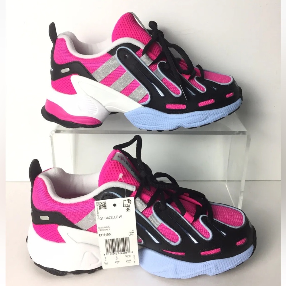 New ADIDAS Originals EQT Gazelle Womens Shock Pink size 5.5 Sneakers EE5150